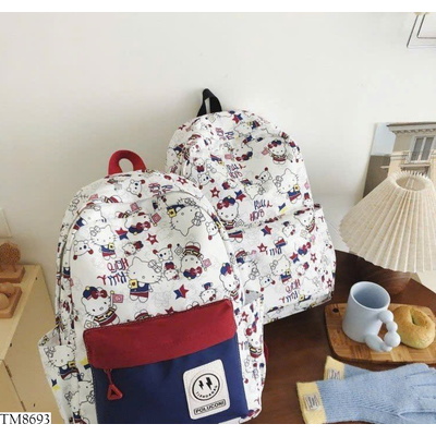 TM8693 BALO VẢI KITTY NHÍ KUTE