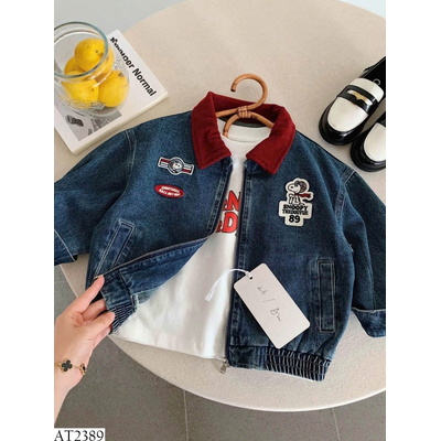 AT2389 ÁO KHOÁC DENIM CHO BÉ