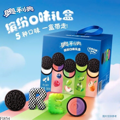 F1854 BÁNH QUY KẸP KEM 5 VỊ OREO