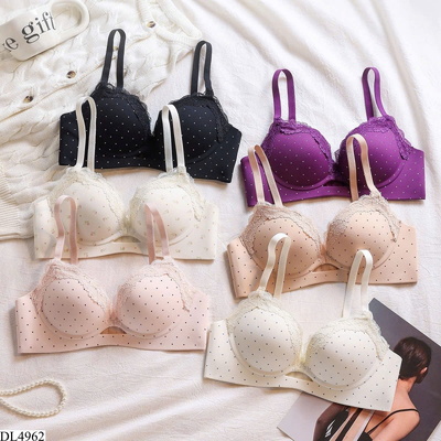 DL4962 ÁO NGỰC REN CHẤM BI NỮ