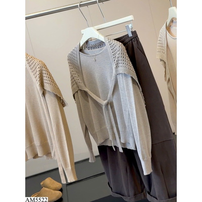AM5522 ÁO CARDIGAN DỆT KIM LEN LỖ NỮ