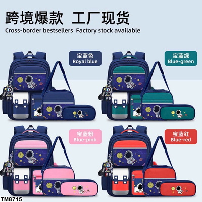 TM8715 SET 3 MÓN BALO, TÚI ĐI HỌC CHO BÉ