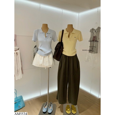 AM5534 ÁO LEN CỔ POLO GÂN E.N.E.N ( W.G.W.E)