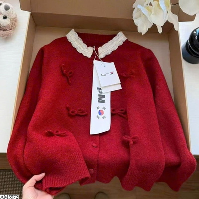 AM5572 ÁO CARDIGAN LEN NƠ CHO NỮ