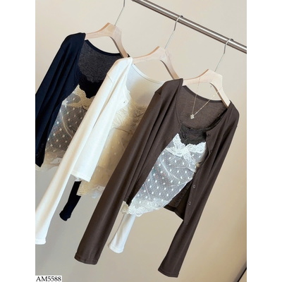 AM5588 SET ÁO 2 DÂY KÈM CARDIGAN ANNA