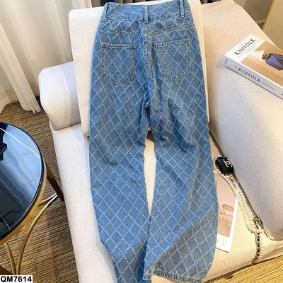 QM7614  QUẦN JEAN ỐNG RỘNG