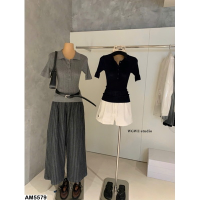 AM5579 ÁO LEN GÂN CỔ BẺ W.G.W.E