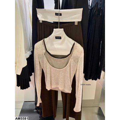 AM5581  SET ÁO 2 MÓN 2 DÂY + CARDIGAN