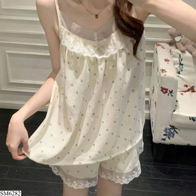 SM6282 SET NGỦ 2 DÂY HỌA TIẾT HOA NHÍ