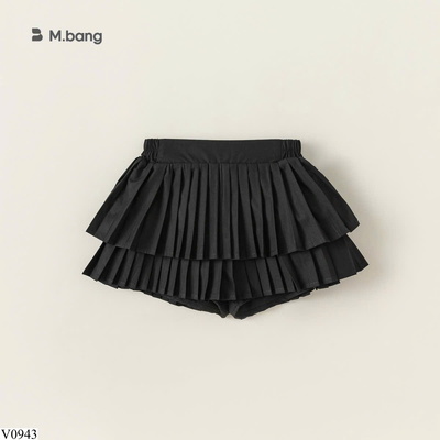 V0943 VÁY BÉ GÁI XẾP LY 2 TẦNG
