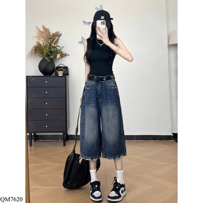 QM7620  QUẦN JEANS LỬNG