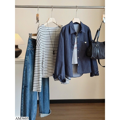 AM5605 ÁO SƠ MI DENIM CHO NỮ