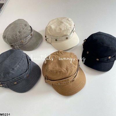 M5231 MŨ LƯỠI TRAI VẢI WASH AMBB