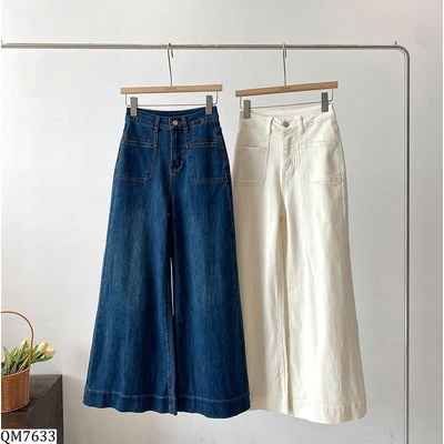 QM7633 QUẦN JEAN ỐNG RỘNG CHO NỮ