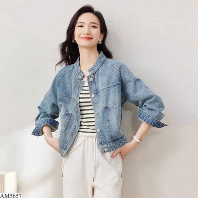 AM5657 ÁO KHOÁC JEAN NỮ