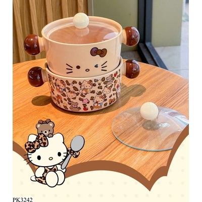 PK3242 BÁT MÌ GỐM KITTY SIÊU CƯNG
