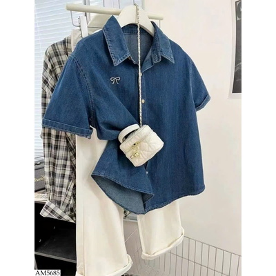 AM5685 ÁO JEAN CỘC NỮ