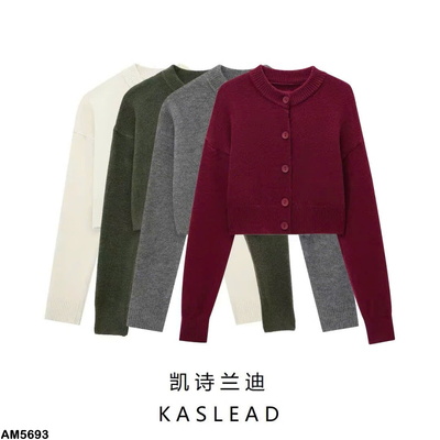 AM5693 ÁO CARDIGAN LEN CÀI CÚC KASLEAD