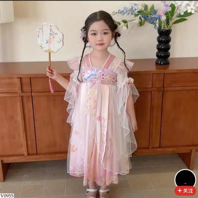 V0955 VÁY HÁN PHỤC PHONG CÁCH TRUNG HOA