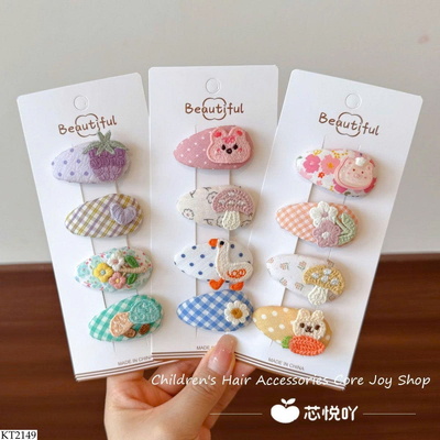 KT2149 SET 12 KẸP TÓC DỄ THƯƠNG CHO BÉ