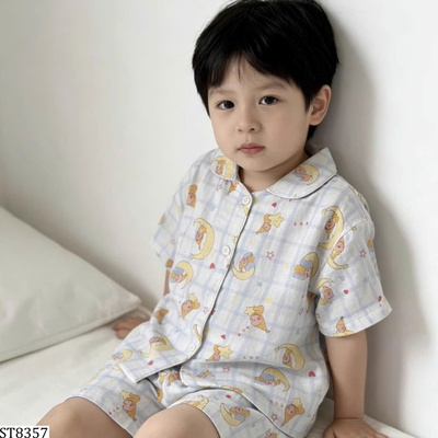 ST8357 BỘ PIJAMA MẶC NHÀ CHO BÉ