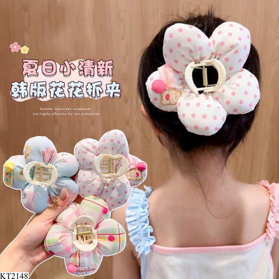 KT2148 SET 3 KẸP TÓC BÔNG HOA CHO BÉ