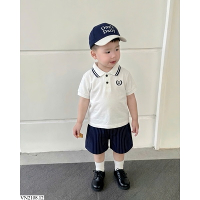 VN2108.12 SET POLO KÈM MŨ CHO BT