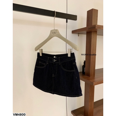 VM4800 CHÂN VÁY JEANS BÒ MỀM W.G.W.E