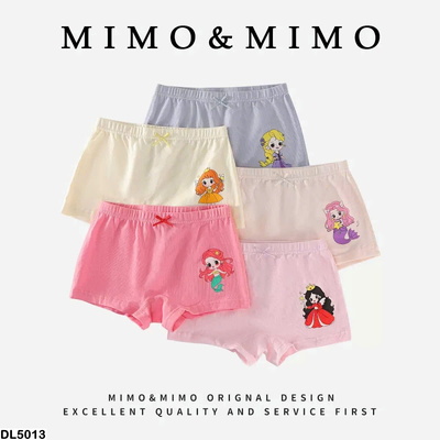 DL5013  SET 5 CHIẾC QUẦN CHIP ĐÙI BÉ GÁI MIMO&MIMO