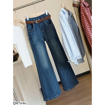 QM7646 QUẦN JEAN ỐNG LOE CHO NỮ