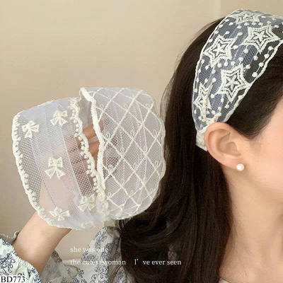 BD773 SET 3 BĂNG ĐÔ LƯỚI REN NỮ