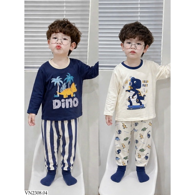 VN2308.04 SET 2B BÉ TRAI KHỦNG LONG