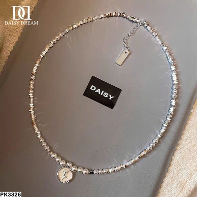 PK3326  VÒNG CỔ NGỌC TRAI NỮ DAISY DREAM