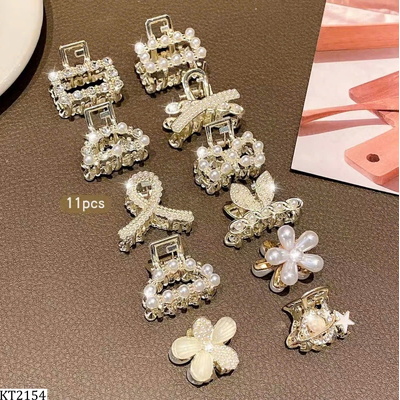 KT2154  COMBO 20C KẸP ĐÁ MINI NỮ