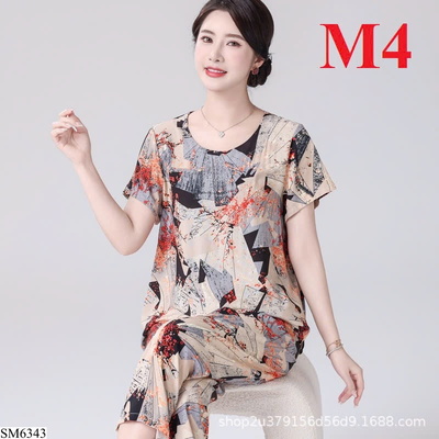 SM6343 BỘ MẶC NHÀ TRUNG NIÊN