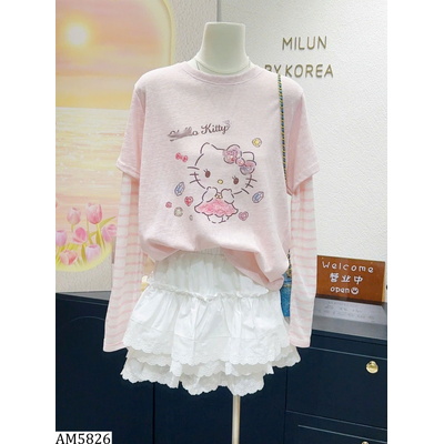 AM5826 ÁO DÀI TAY KITTY
