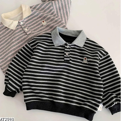 AT2593 ÁO POLO KẺ CHO BÉ