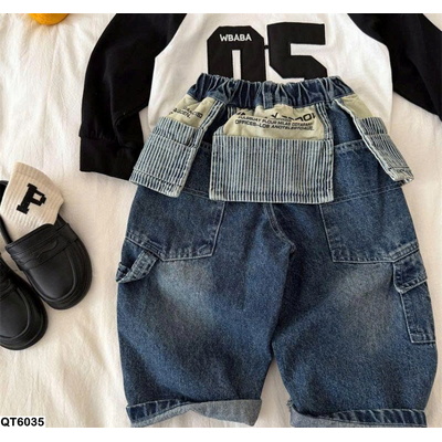 QT6035 QUẦN JEAN MMY TÚI NGƯỢC CÁ TÍNH