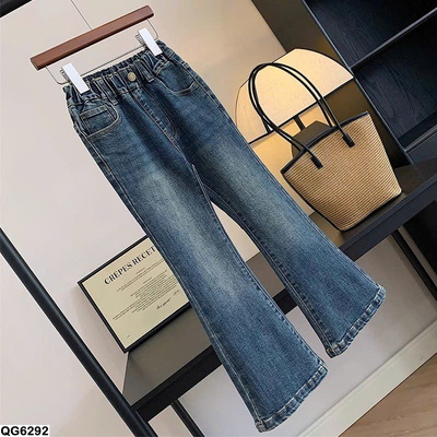 QG6292 QUẦN JEANS ỐNG LOE CHO BÉ GÁI