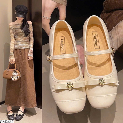 GM2662 GIÀY BÚP BÊ NƠ TIỂU THƯ