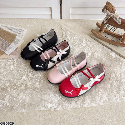 GG0629  GIÀY BALLET  ĐÍNH NƠ CHO BÉ GÁI