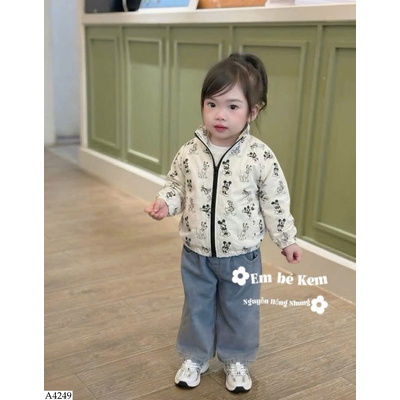 A4249 ÁO KHOÁC MICKEY CHO BÉ