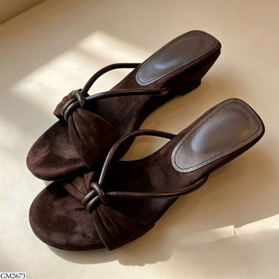GM2673 DÉP CAO GÓT NƠ CHO NỮ