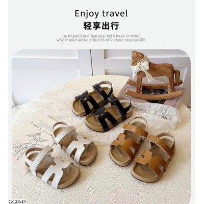 GG0645 DÉP SANDAL CHỮ H CHO BÉ