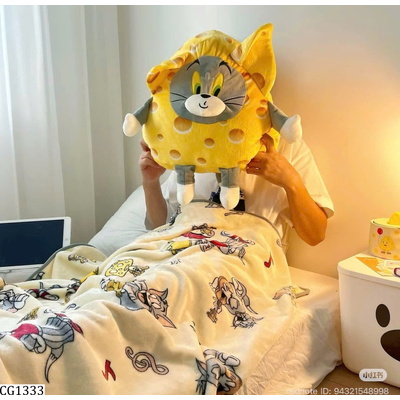CG1333 SET CHĂN GỐI TOM / JERRY