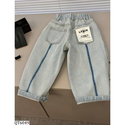 QT6049 QUẦN JEAN BẠC MÀU MÁC TÚI