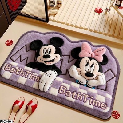 PK3401 THẢM NHÀ TẮM CHUỘT MICKEY