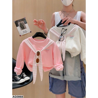 AG0868  ÁO NỈ THỜI TRANG BÉ GÁI