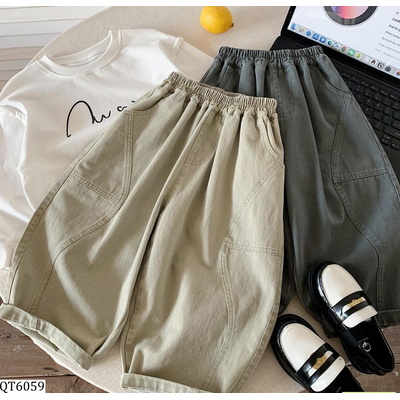 QT6059 QUẦN BAGGY THÔ BASIC MUYE