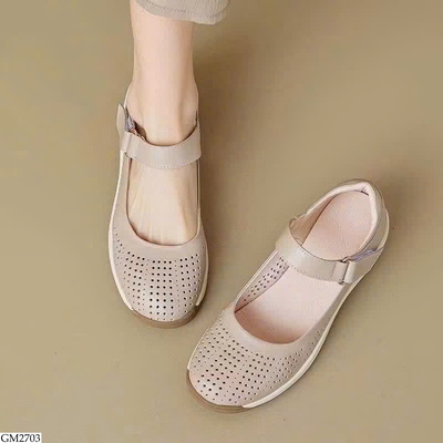 GM2703 GIÀY DA PU ĐẾ XUỒNG THOÁNG KHÍ